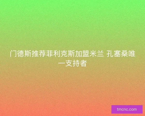 门德斯推荐菲利克斯加盟米兰 孔塞桑唯一支持者